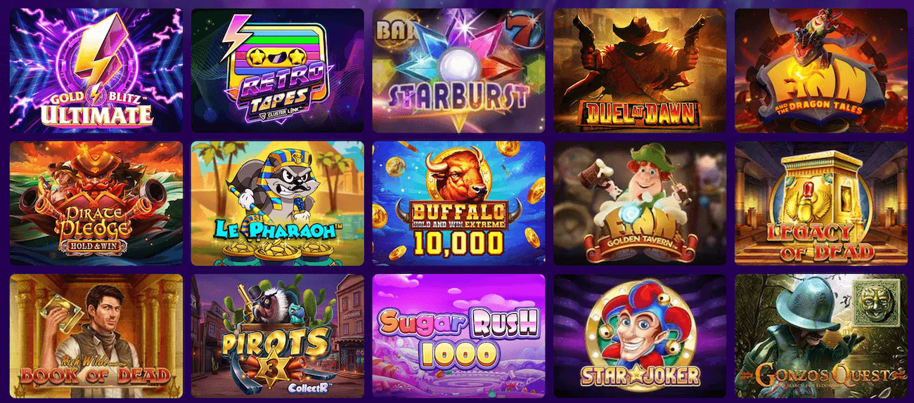 Spelutbudet på Flax Casino